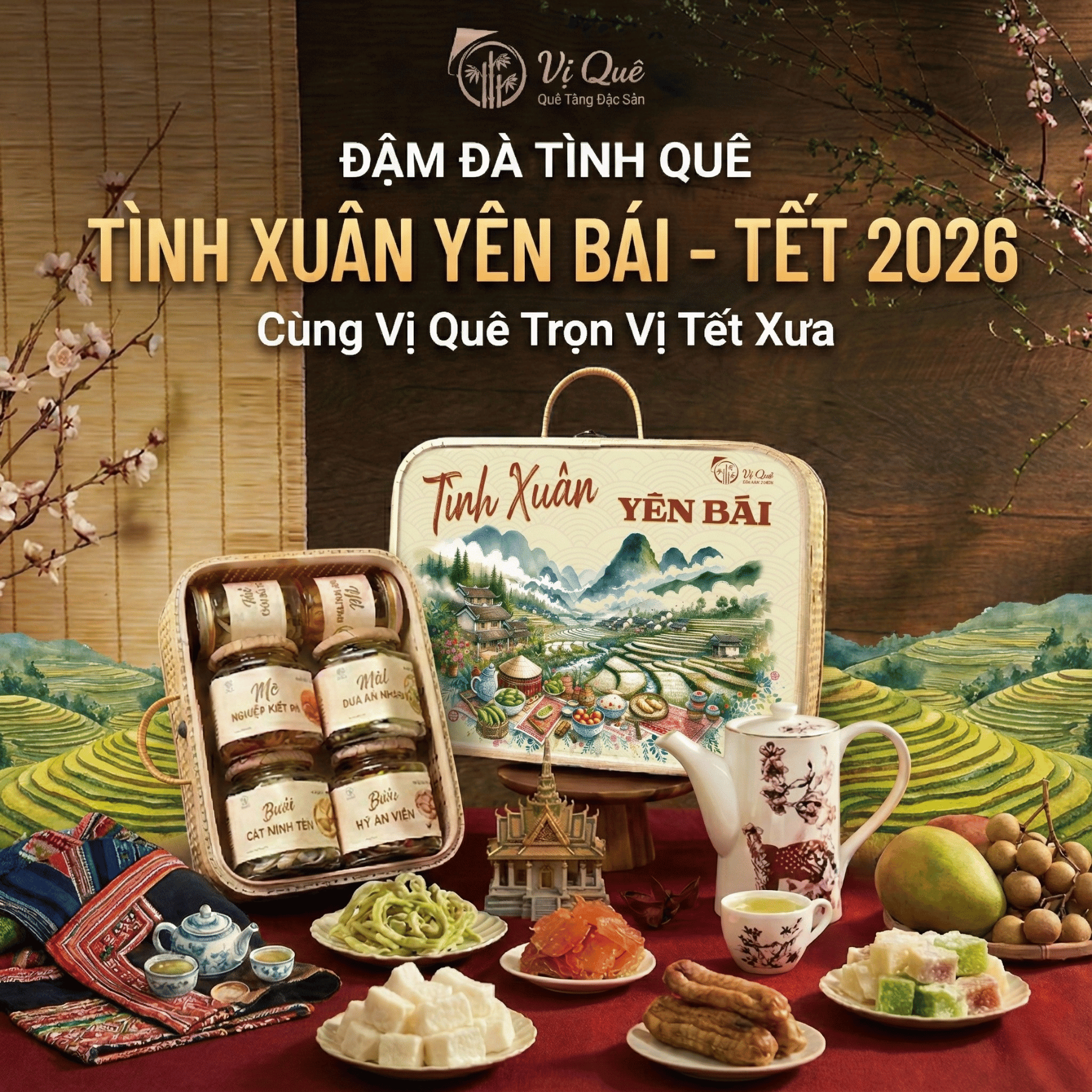 Giỏ quà tết 2026 Vị Quê -TÌNH XUÂN YÊN BÁI