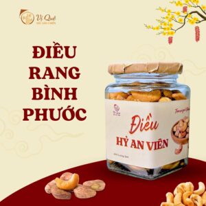 Điều Rang Muối - Lọ Thủy Tinh
