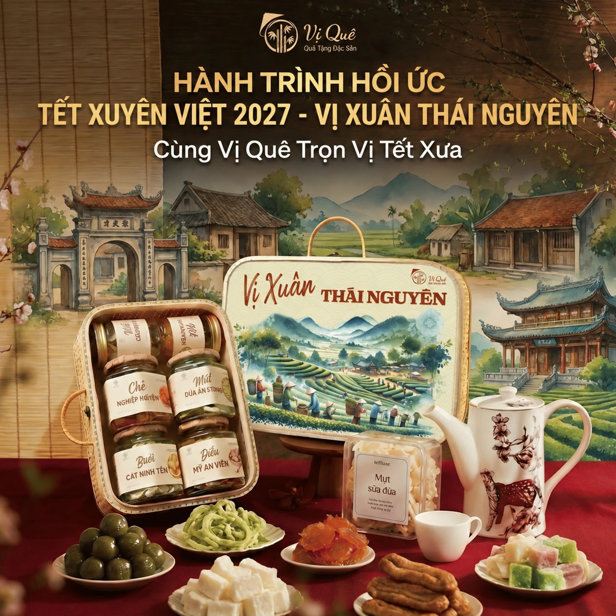Quà Tết Vị Quê – Vị Xuân Thái Nguyên 2027